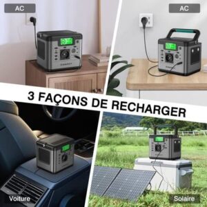 découvrez le swarey s500 pro, un générateur portable de 500w livré avec un panneau solaire de 100w. idéal pour le camping, les urgences ou l’alimentation d’appareils en extérieur, il offre une solution écoénergétique et pratique pour rester alimenté partout.