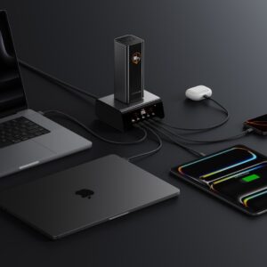 découvrez le chargeur de bureau ecoflow rapid pro 320w avec 5 ports ultra-rapides, idéal pour recharger simultanément tous vos appareils en un temps record, alliant performance et efficacité.