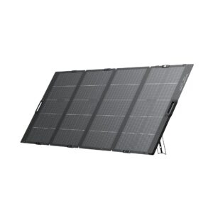 découvrez le panneau solaire portable ecoflow 400w, étanche ip68, idéal pour une alimentation fiable en extérieur, même par conditions humides.