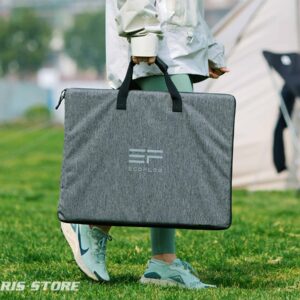découvrez le panneau solaire portable ecoflow 110w, étanche ip67, idéal pour une alimentation durable en toutes conditions, parfait pour le camping et les activités en plein air.
